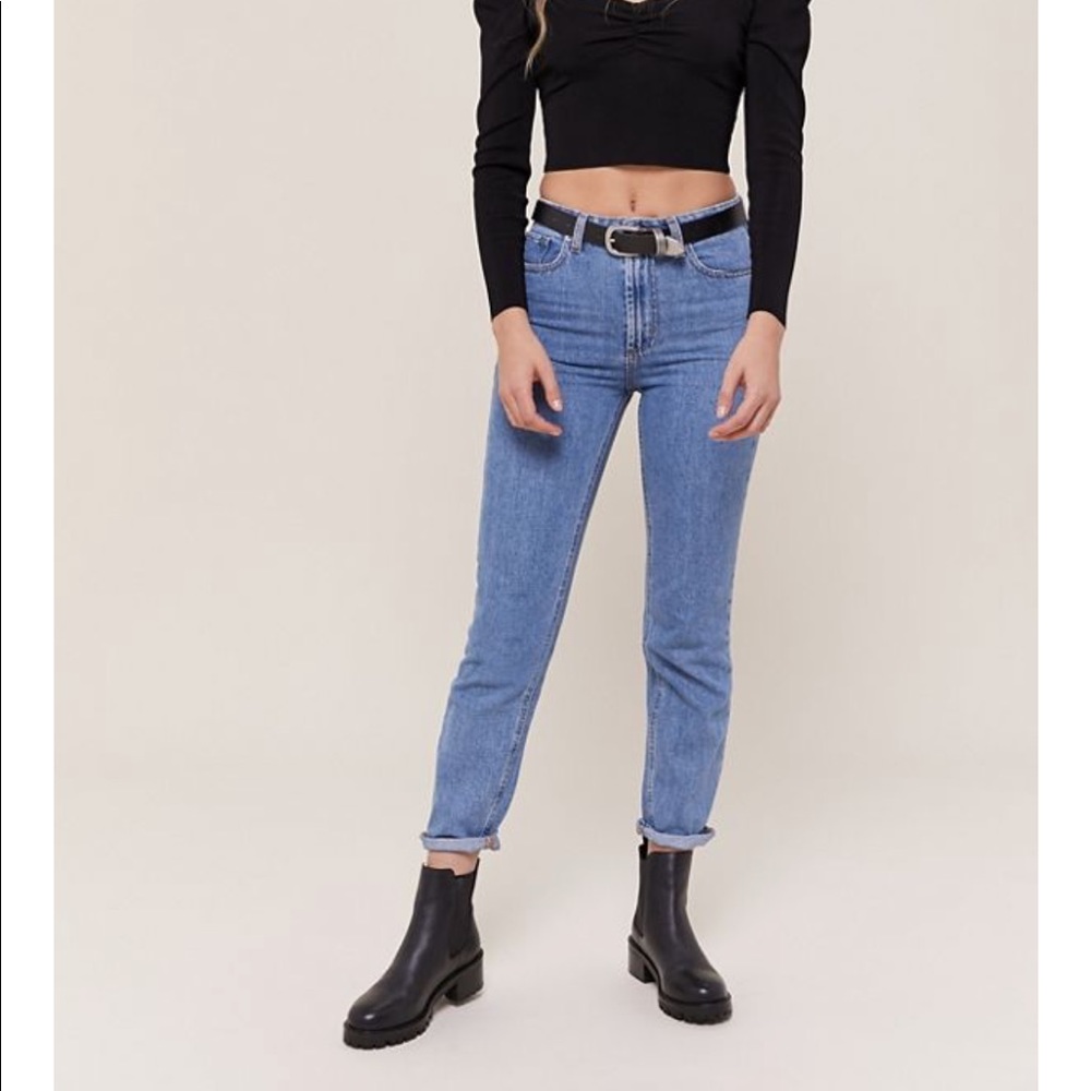 Urban Outfitters Medium-Wash Mom Jeans